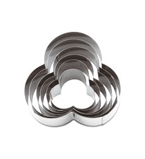Tagliapasta Rosa In Acciaio Inox Dim. 10 cm