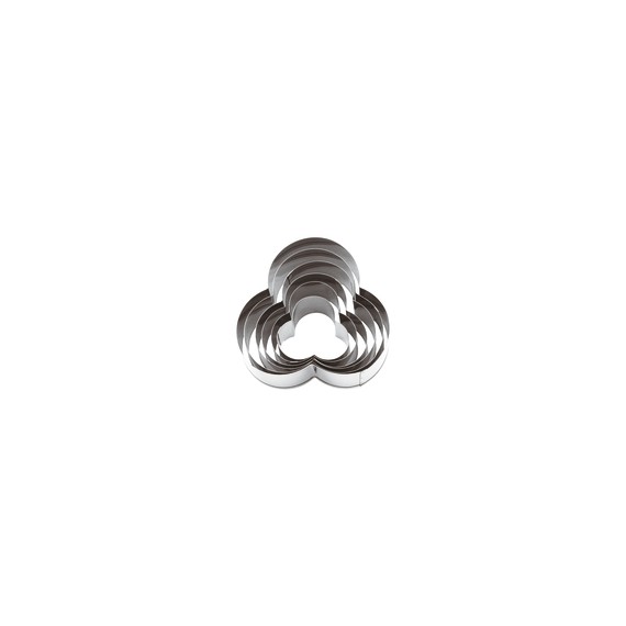 Tagliapasta Rosa In Acciaio Inox Dim. 10 cm