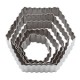 Tagliapasta Mezzaluna In Acciaio Inox Dim. 10 cm