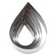 Tagliapasta Anello Festonato In Acciaio Inox Dim. 20 cm