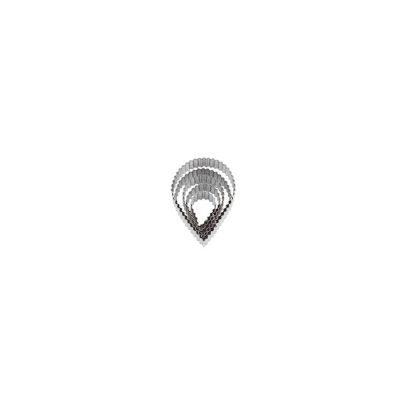 Tagliapasta Goccia In Acciaio Inox Dim. 12 cm