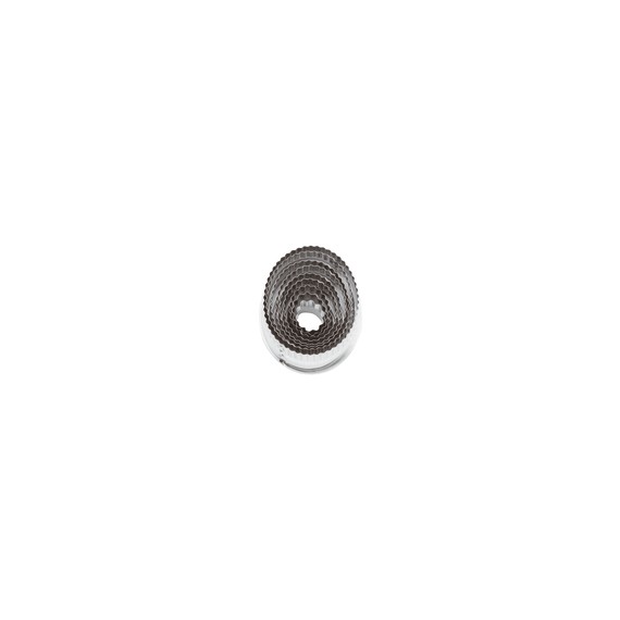Tagliapasta Quadro Festonato In Acciaio Inox Dim. 12,5 cm