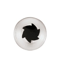 Conf. 6 Pz Bocchette Girandola Misure Miste In Acciaio Inox