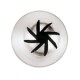 Conf. 6 Pz Bocchette Girandola Misure Miste In Acciaio Inox