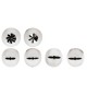 Conf. 6 Pz Bocchette Assortite 2,4 mm In Acciaio Inox