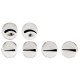 Conf. 6 Pz Bocchette Assortite 2,4 mm In Acciaio Inox