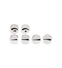 Conf. 6 Pz Bocchette Assortite 2,4 mm In Acciaio Inox