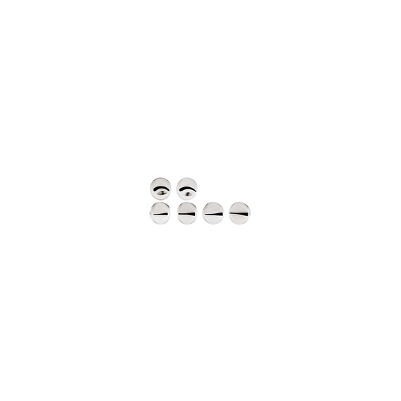 Conf. 6 Pz Bocchette Assortite 2,4 mm In Acciaio Inox