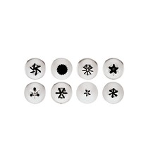Conf. 8 Pz Bocchette Assortite 1,7 mm In Acciaio Inox