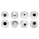 Conf. 8 Pz Bocchette Assortite 1,7 mm In Acciaio Inox