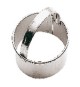 Set 3 Pz. Cerchio Liscio 6-7-8 cm In Acciaio Inox