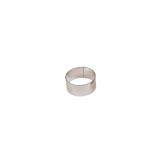 Confezione 6 Pz. Monachelle Tonde Diam. 5 cm In Acciaio Inox