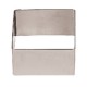 Confezione 6 Pz. Monachelle Quadrate 3x5 cm In Acciaio Inox