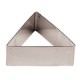Confezione 6 Pz. Monachelle Quadrate 3x6 cm In Acciaio Inox