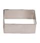 Conf. 6 Pz. Monachelle Rettangolare 30x61 mm In Acciaio Inox