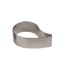 Conf. 6 Pz. Monachelle Rettangolare 30x61 mm In Acciaio Inox