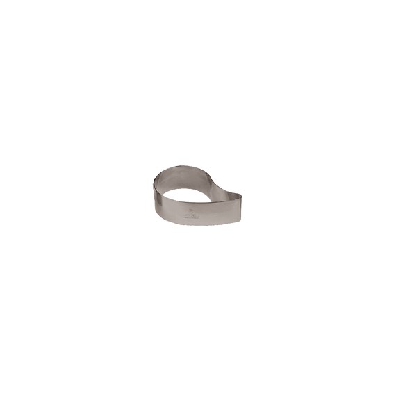 Conf. 6 Pz. Monachelle Rettangolare 30x61 mm In Acciaio Inox