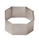 Conf. 6 Pz. Monachelle Esagono In Acciaio Inox