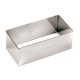 Conf. 6 Pz. Monachelle Quadrate 45 mm In Acciaio Inox