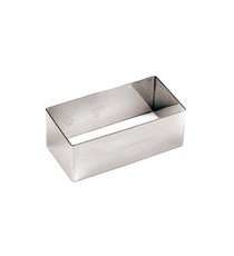 Conf. 6 Pz. Monachelle Quadrate 45 mm In Acciaio Inox
