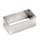 Monachella Rettangolo 120x60x H 45 mm In Acciaio Inox