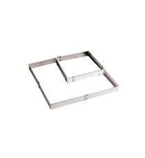Monachella Rettangolo 120x60x H 45 mm In Acciaio Inox