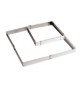 Telaio Regolabile H 5 cm In Acciaio Inox
