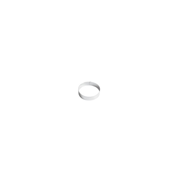 Anello Regolabile 7 cm Per Pasticceria In Acciaio Inox