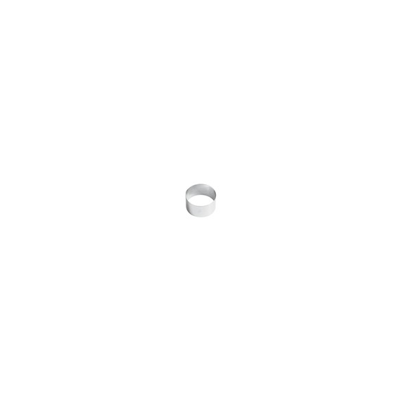 Anello Per Mousse 6 cm In Acciaio Inox