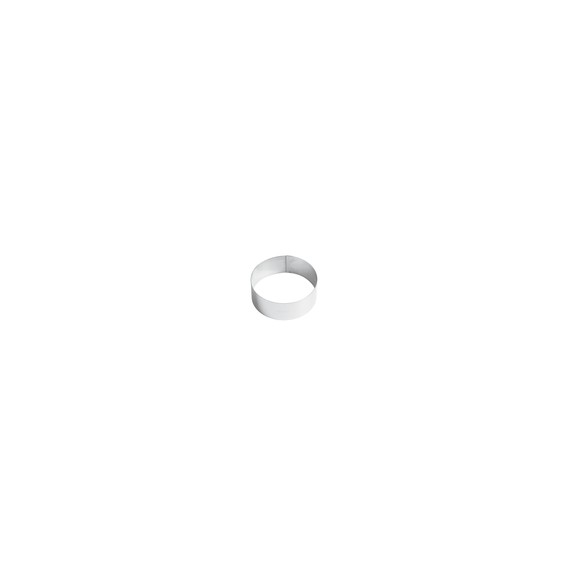 Anello Per Mousse 8 cm In Acciaio Inox