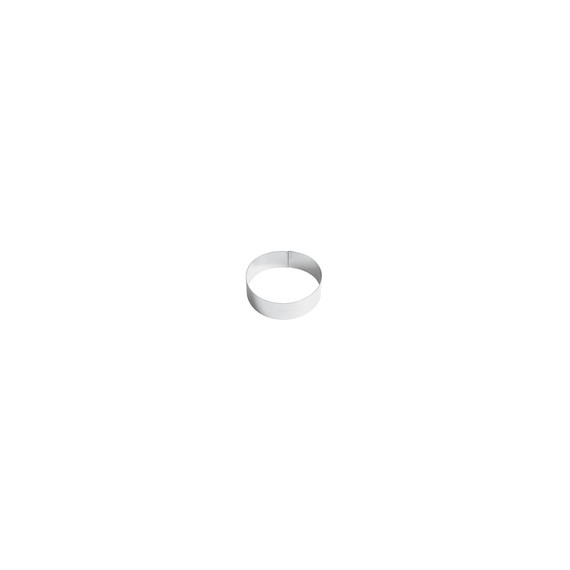 Anello Per Mousse 12 cm In Acciaio Inox
