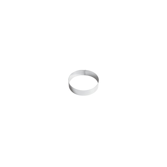 Anello Per Mousse 16 cm In Acciaio Inox