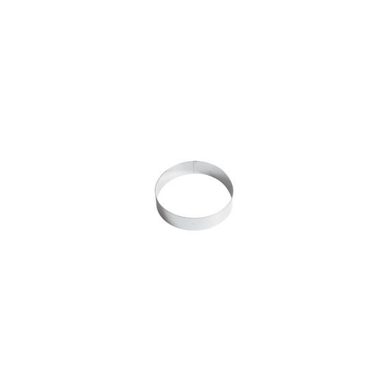 Anello Per Mousse 18 cm In Acciaio Inox