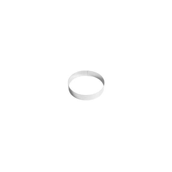 Anello Per Mousse 20 cm In Acciaio Inox