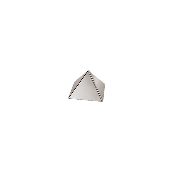 Piramide Per Pasticceria 12 cm In Acciaio Inox