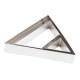 Triangolo cm 10 H. 4,5 In Acciaio Inox