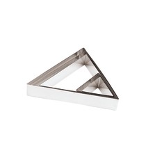 Triangolo cm 10 H. 4,5 In Acciaio Inox