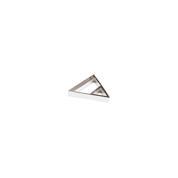 Triangolo cm 10 H. 4,5 In Acciaio Inox