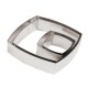 Triangolo cm 24 H. 4,5 In Acciaio Inox