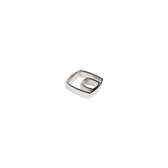 Triangolo cm 24 H. 4,5 In Acciaio Inox