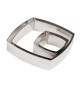 Quadro Bombato cm 10x10 H. 4,5 In Acciaio Inox