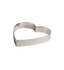 Cuore Per Pasticceria cm 20 In Acciaio Inox