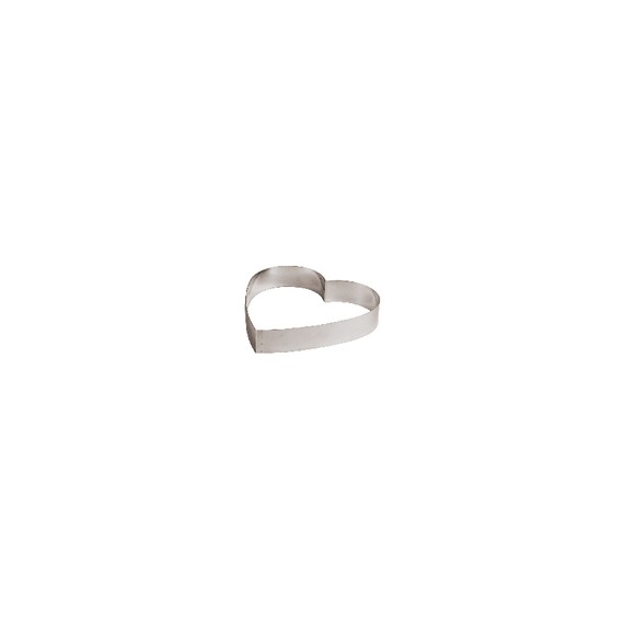 Cuore Per Pasticceria cm 22 In Acciaio Inox