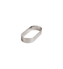 Ovale Per Pasticceria cm 22 In Acciaio Inox