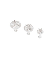 Conf. 3 Pz Taglia Pasta Fiore 5 Petali In Abs