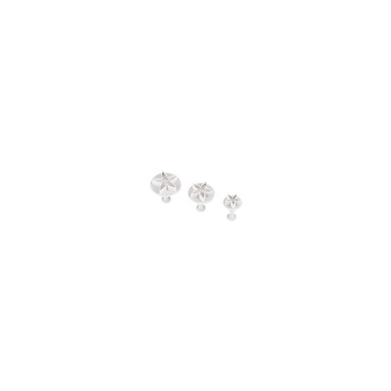 Conf. 3 Pz Taglia Pasta Fiore 5 Petali In Abs