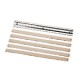 Pettine Con 5 Fascie In Acciaio Inox E Gomma