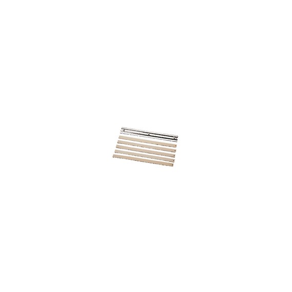 Pettine Con 5 Fascie In Acciaio Inox E Gomma