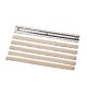 Pettine In Acciaio Inox Con 5 Fasce In Gomma