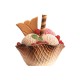 Coppetta CROQUE biscotto  conf. 6 pz